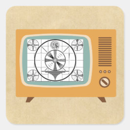 Pegatina Cuadrada Modelo de prueba principal indio