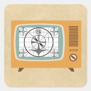 Pegatina Cuadrada Modelo de prueba principal indio