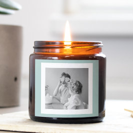 Pegatina Cuadrada Moderna foto familiar de fábrica simple y encantad