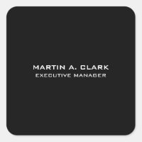 Moderna Llanura Minimalista Elegante Negro y Blanc