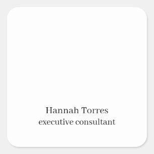 Pegatina Cuadrada Moderna y moderna Llanta blanca y negra