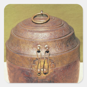 Pegatina Cuadrada Moghul turban box