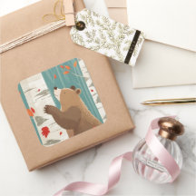 Momentos de otoño acogedores con un oso de Woodlan