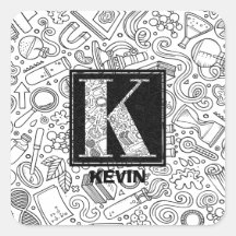 Monograma del Personalizado de la ciencia - Letra