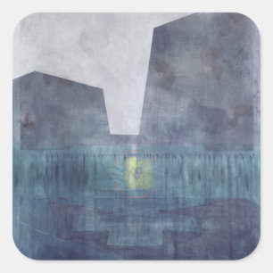 Pegatina Cuadrada Monolitos 1998 de Selassie