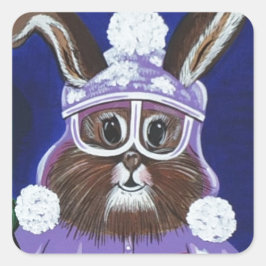 Pegatina Cuadrada Monte Bachelor Brats