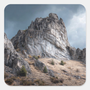Pegatina Cuadrada Monte Besh Barmag
