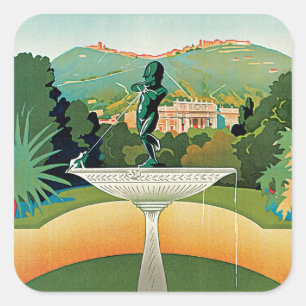 Pegatina Cuadrada Montecatini