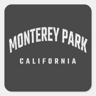 Pegatina Cuadrada Monterey Park California