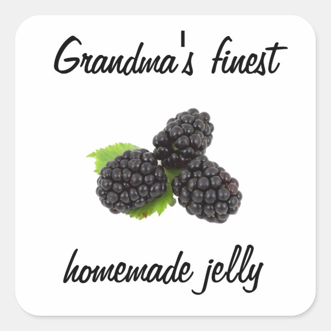 Pegatina Cuadrada morada (Anverso)