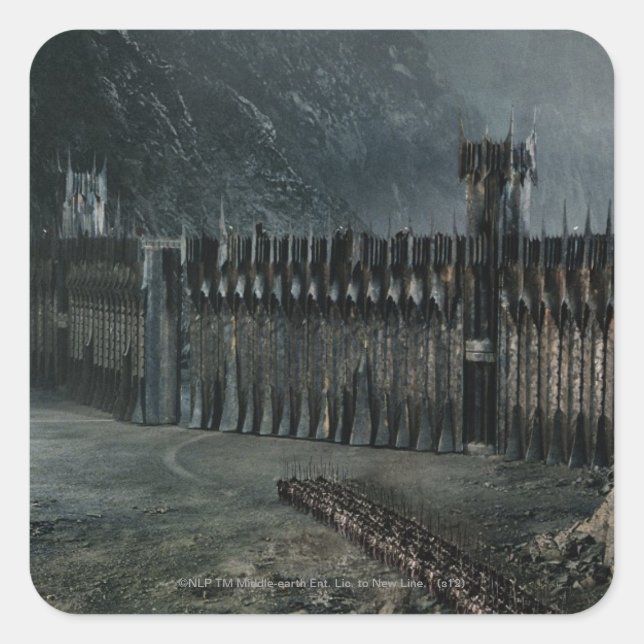 Pegatina Cuadrada Morannon (Anverso)