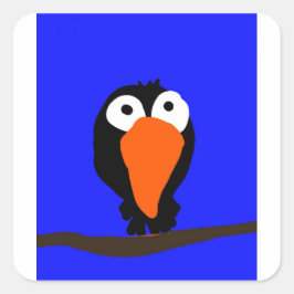 Pegatina Cuadrada morraco