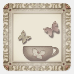 Pegatina Cuadrada Mosaico para la cocina.