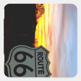 Pegatina Cuadrada Mother Road Magic