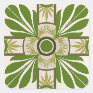 Pegatina Cuadrada Moto de la palma no embellecida I