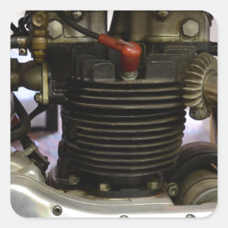 Pegatina Cuadrada Motor BSA A7