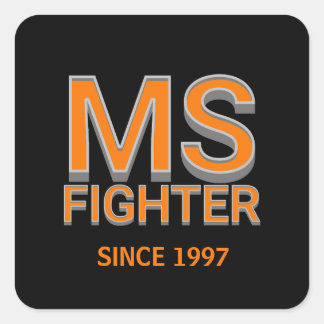 Pegatina Cuadrada MS Fighter