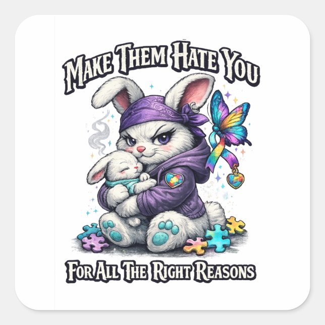 PEGATINA CUADRADA MTHY ASD (Anverso)