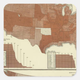 Pegatina Cuadrada Muertes, sistema respiratorio, consumo