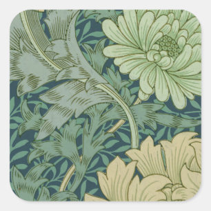 Pegatina Cuadrada Muestra del modelo del papel pintado con el