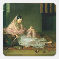 Mujer musulmana Reclinada, 1789 (aceite sobre lien