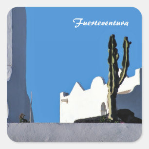 Pegatina Cuadrada Muro