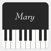 Músico de piano personalizado del clásico teclado