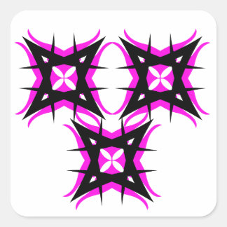 Pegatina Cuadrada Muy genial pegatina.