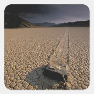 Pegatina Cuadrada NA, EE.UU., California, Death Valley National