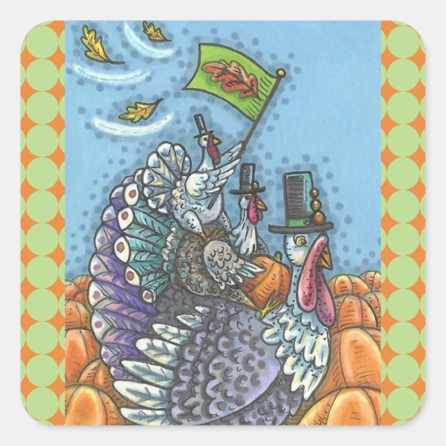 PEGATINA CUADRADA NACIÓN TURQUÍA, GOBIERNOS PEGATINAS DE VACACIONES  (Anverso)