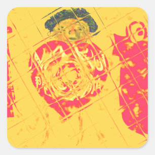 Pegatina Cuadrada Nakupenda - Te Amo Palabra En Swahili Que Signific