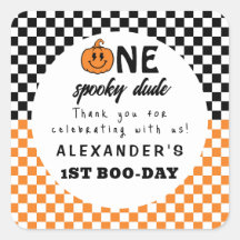 Naranja Un Tonto Amigo Halloween Primer Cumpleaños