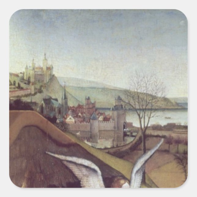 Pegatina Cuadrada Natividad, c.1425 (Anverso)