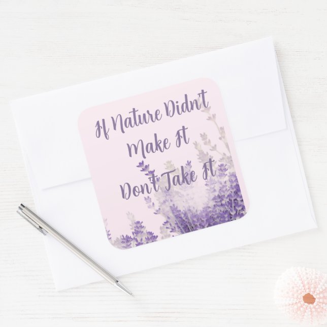 Pegatina Cuadrada Nature Sticker (Sobre)