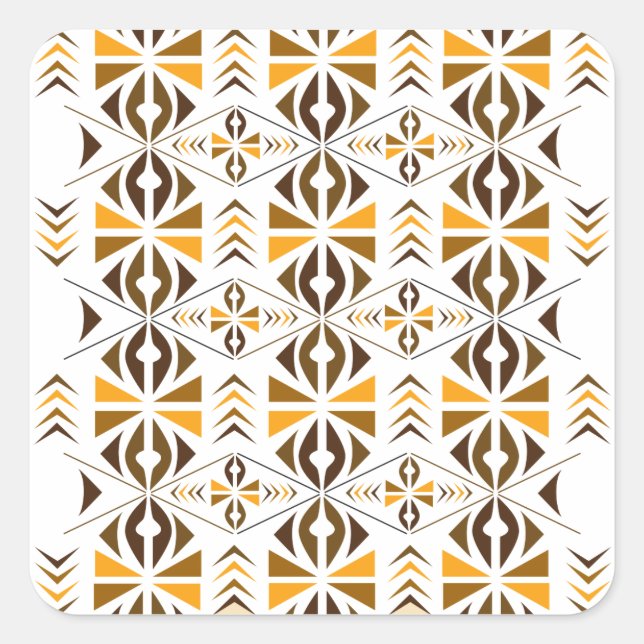 Pegatina Cuadrada Navajo (Anverso)