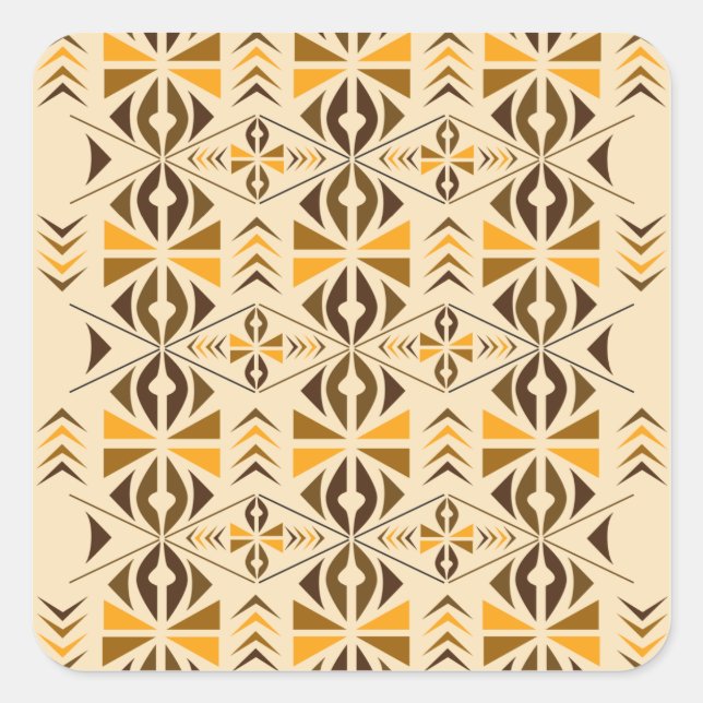 Pegatina Cuadrada Navajo (Anverso)