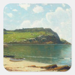 Pegatina Cuadrada Navegación del verano