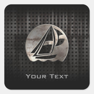 Pegatina Cuadrada Navegación; Guay