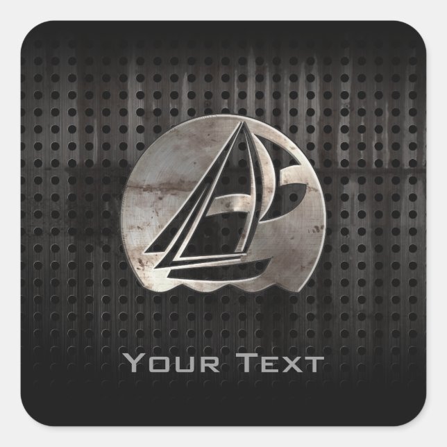 Pegatina Cuadrada Navegación; Guay (Anverso)