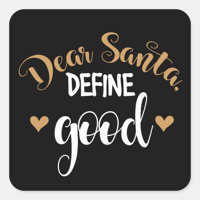 Pegatina Cuadrada Navidad (Anverso)