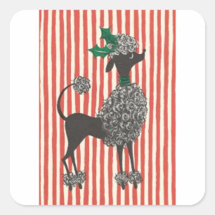 Pegatina Cuadrada Navidades