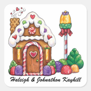 Pegatina Cuadrada Navidades