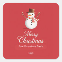 Navidades clásicos de la familia Red Snowman