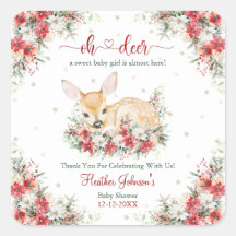 Navidades curos Oh Deer Baby Shower