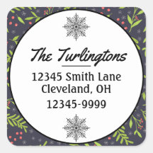 Navidades Cypress Snowflakes Dirección de devoluci