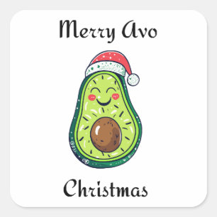 Pegatina Cuadrada Navidades de Merry Avo