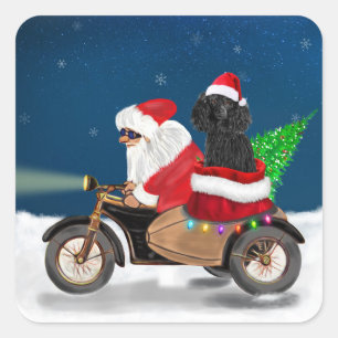 Pegatina Cuadrada Navidades de podle