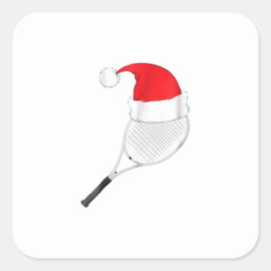 Pegatina Cuadrada navidades divertidos y feos suéter tenis santa