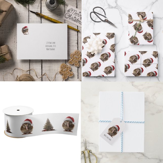 Pegatina Cuadrada Navidades guapos Kiwi, personalizado (Subido por el creador)