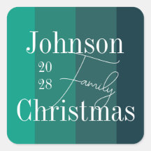 Navidades Navidades familiares verdes personalizad